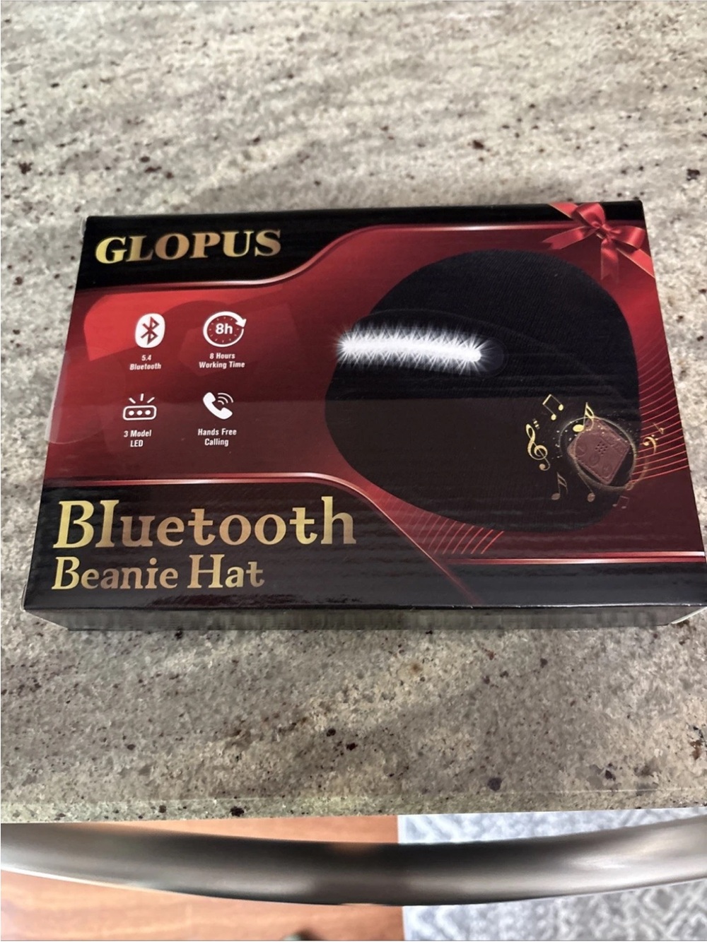 Glopus Black Bluetooth Beanie Hat